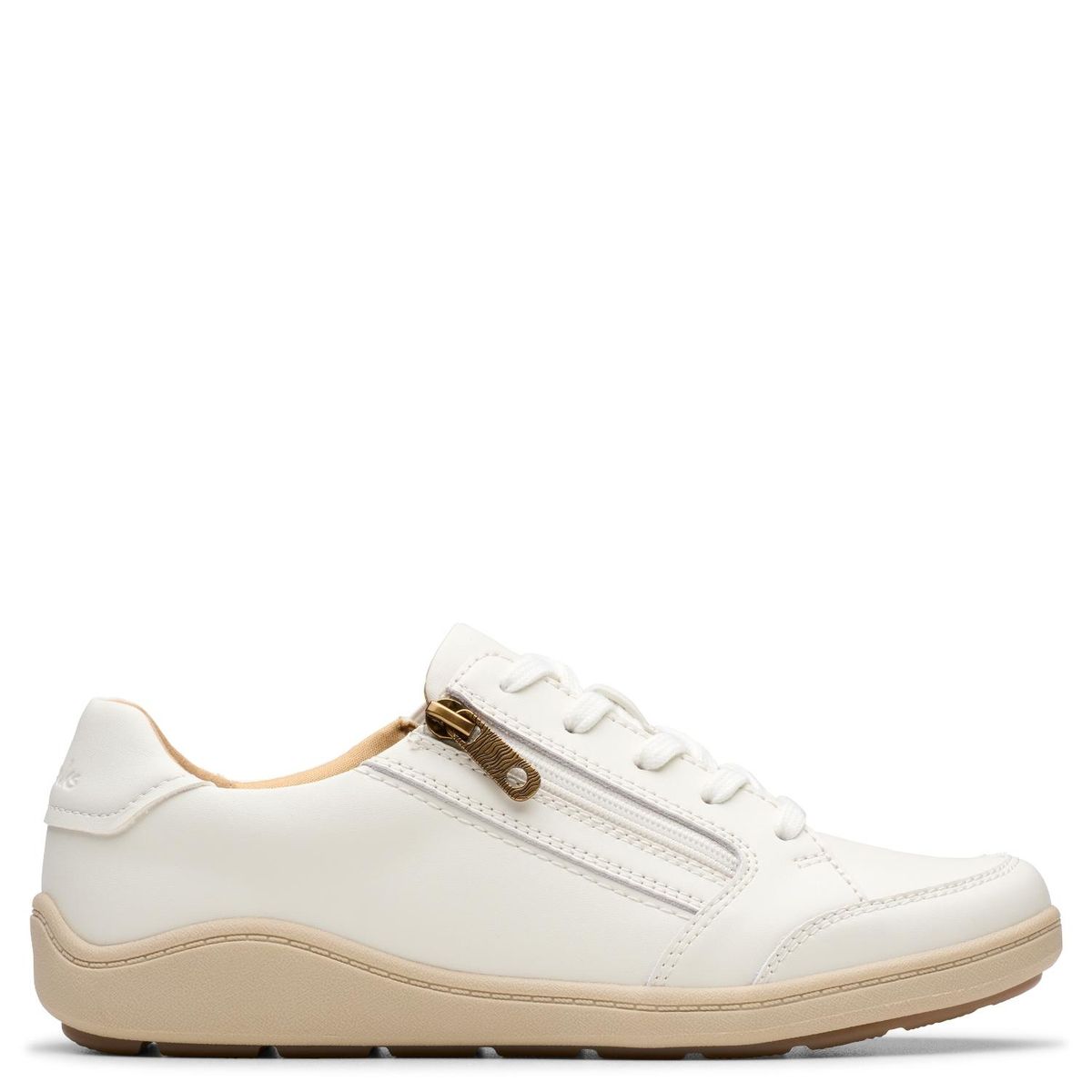 CLARKS - Zapatilla Urbana Mujer  Blanco Clarks