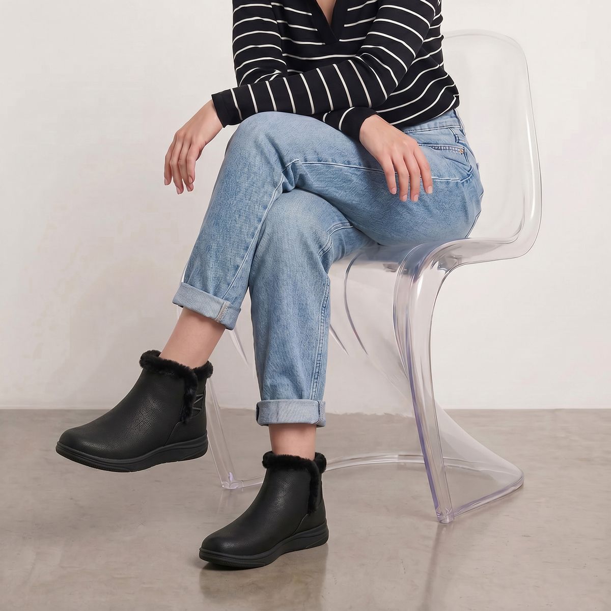 CLARKS - Botín Mujer Negro Clarks