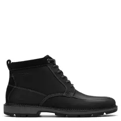 CLARKS - Botín Hombre Cuero Negro