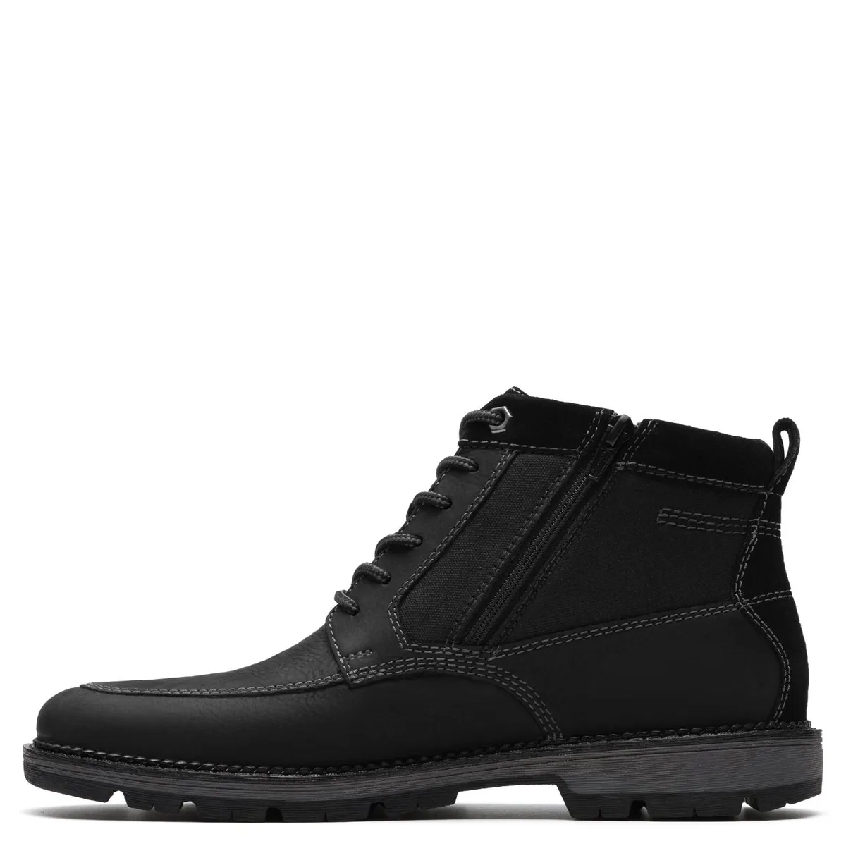 CLARKS - Botín Hombre Cuero Negro Clarks