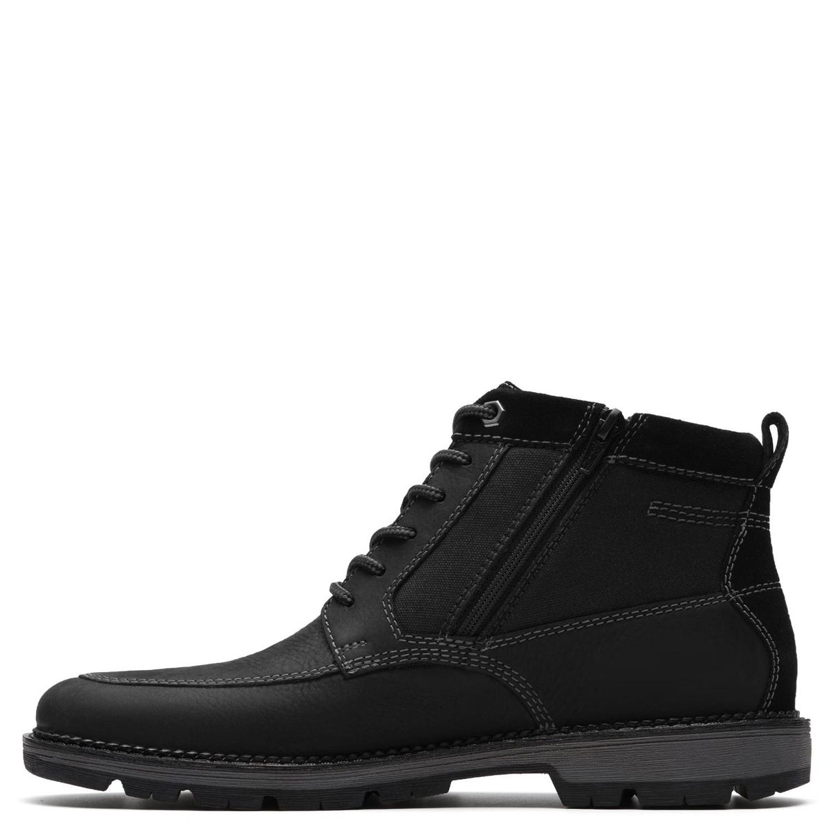 CLARKS - Botín Hombre Cuero Negro Clarks