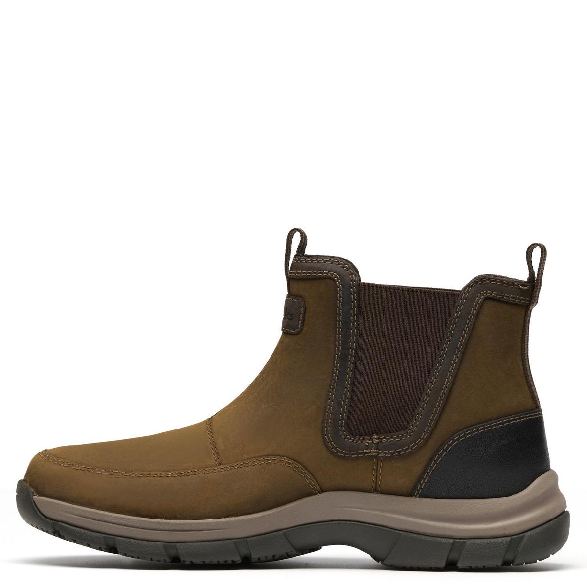 CLARKS - Botín Hombre Cuero Café Clarks