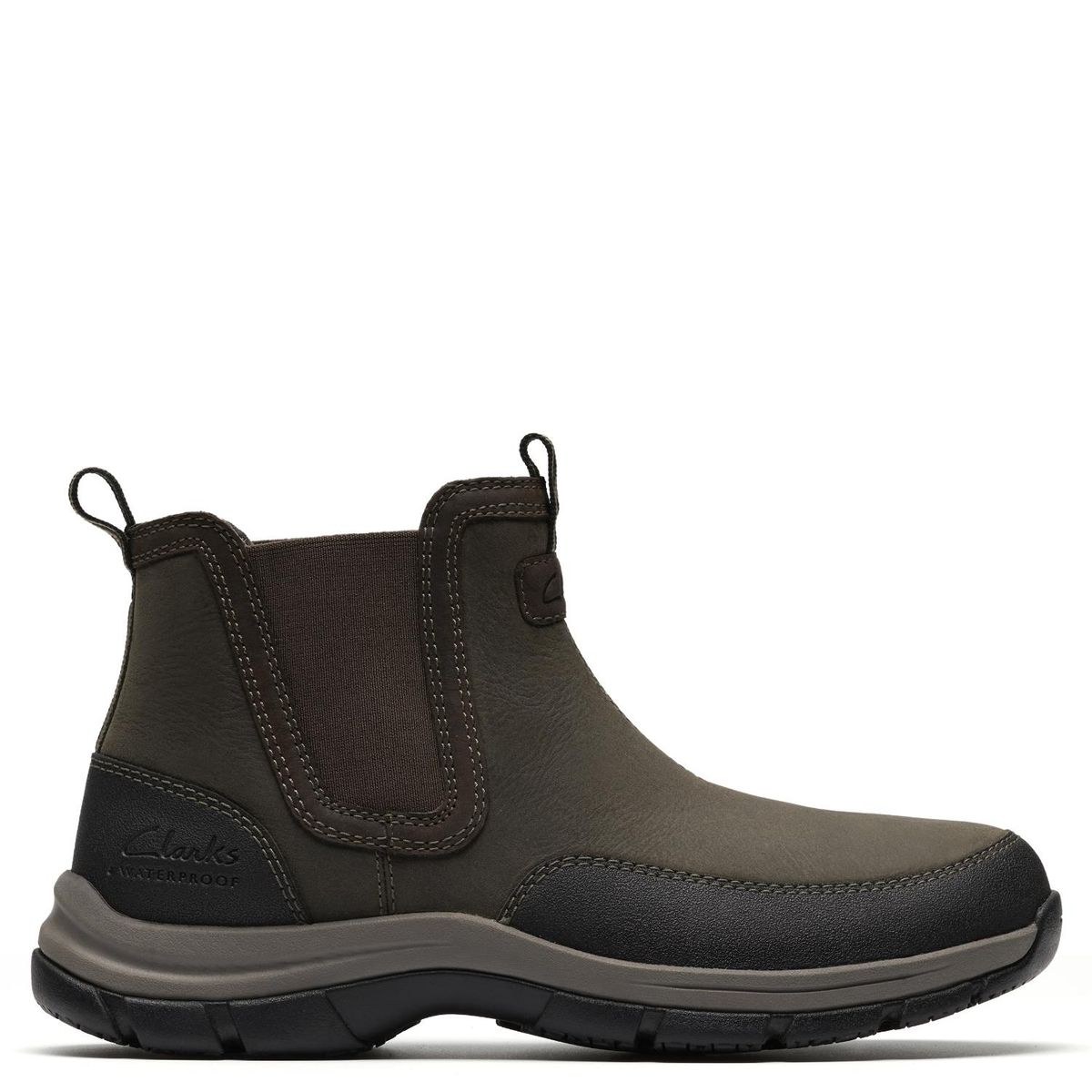 CLARKS - Botín Hombre Cuero Verde Clarks