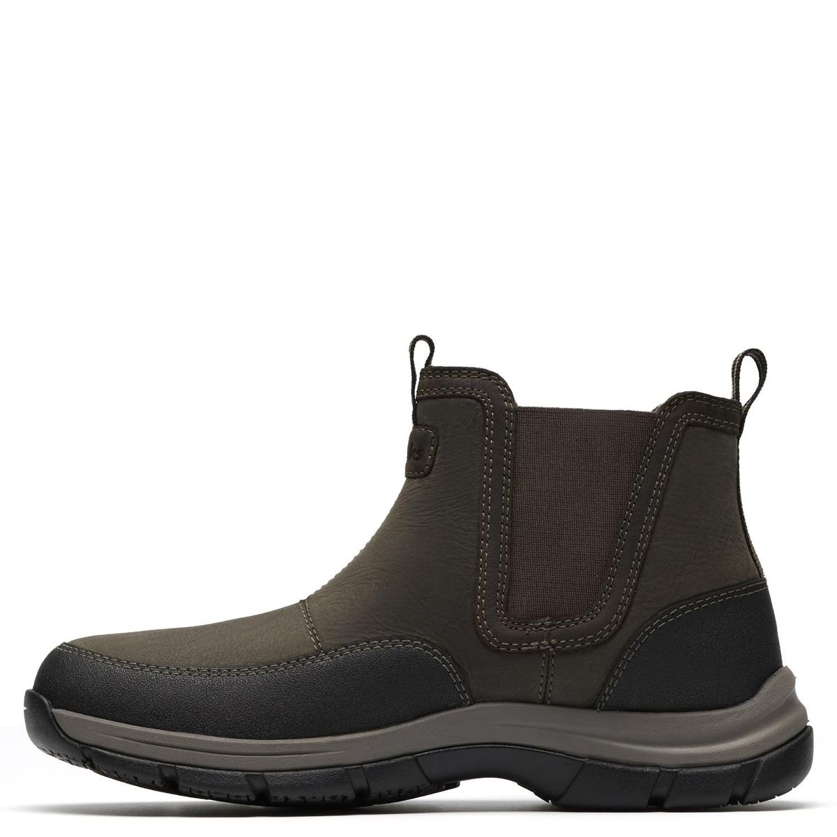 CLARKS - Botín Hombre Cuero Verde Clarks