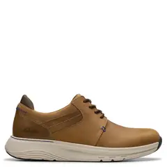 CLARKS - Zapato Casual Hombre Cuero Café