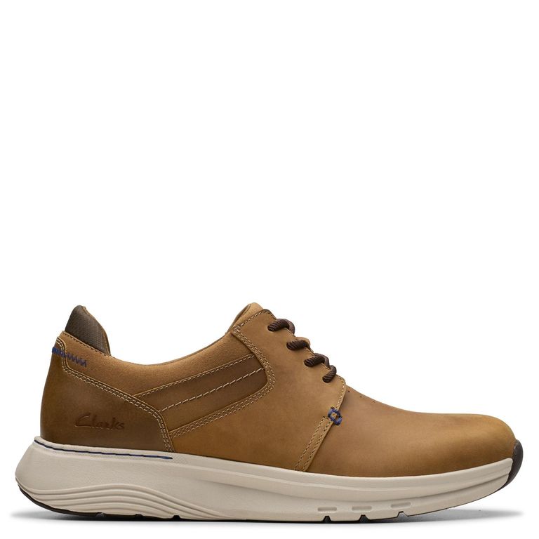 CLARKS Zapato Casual Hombre Cuero Café