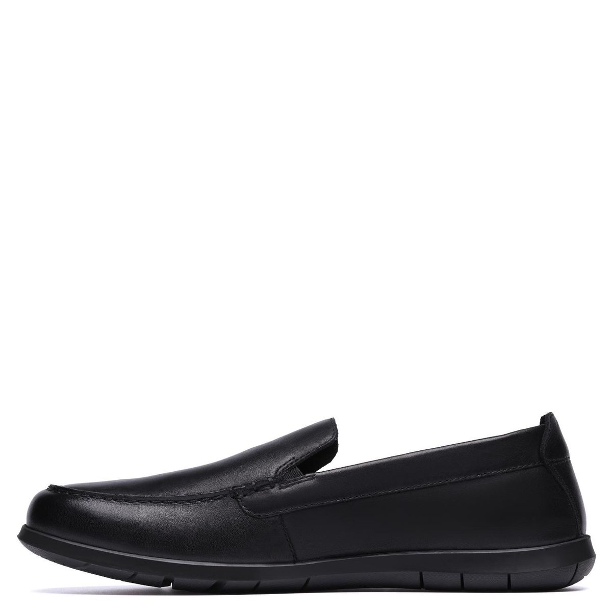 CLARKS - Zapatos Casuales Hombre Cuero Negro Clarks