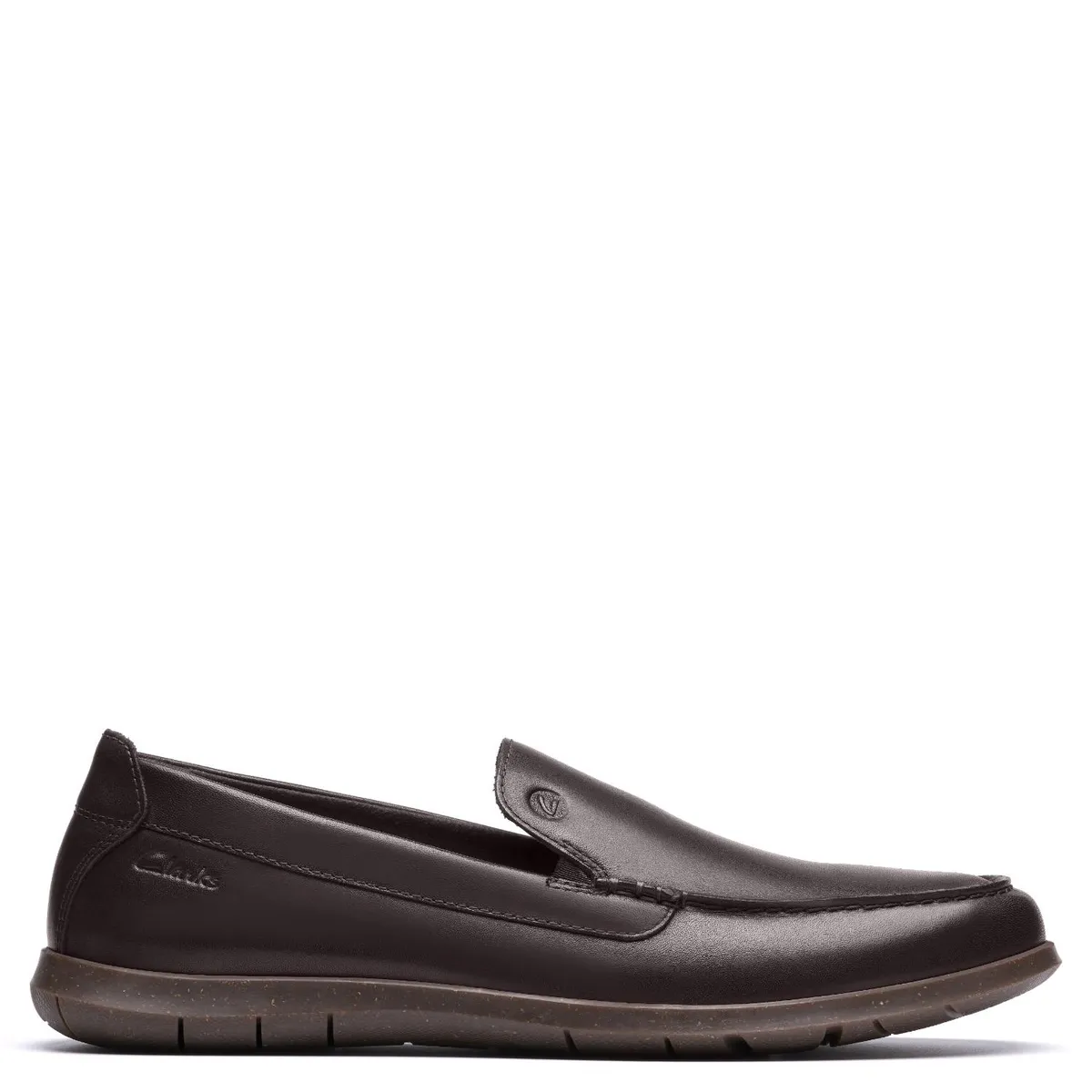 CLARKS - Zapatos Casuales Hombre Cuero Café Clarks