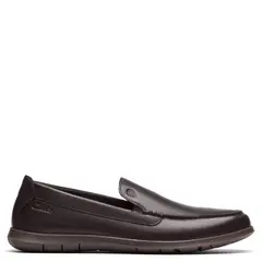 CLARKS - Zapatos Casuales Hombre Cuero Café