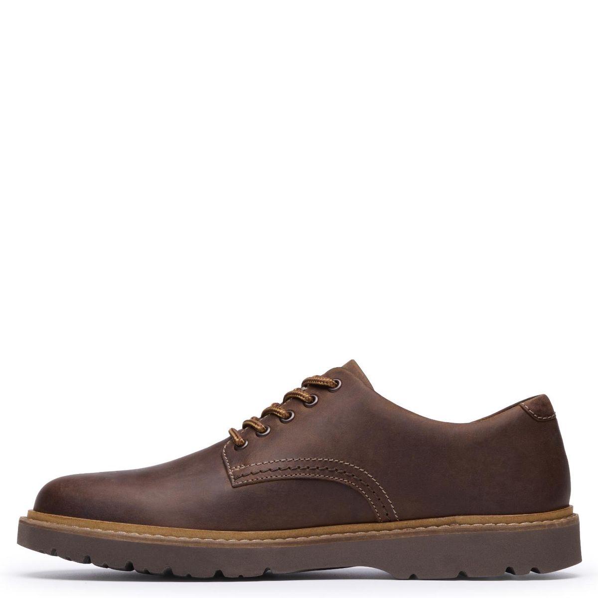 CLARKS - Zapato Casual Hombre Cuero Café Clarks