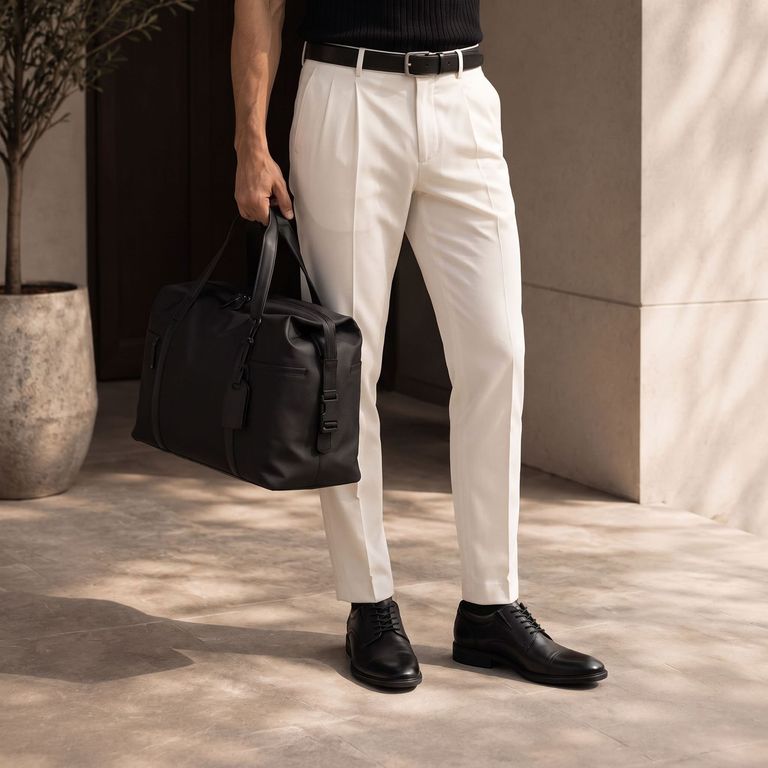 Zapatos Casuales Hombre Cuero Negro