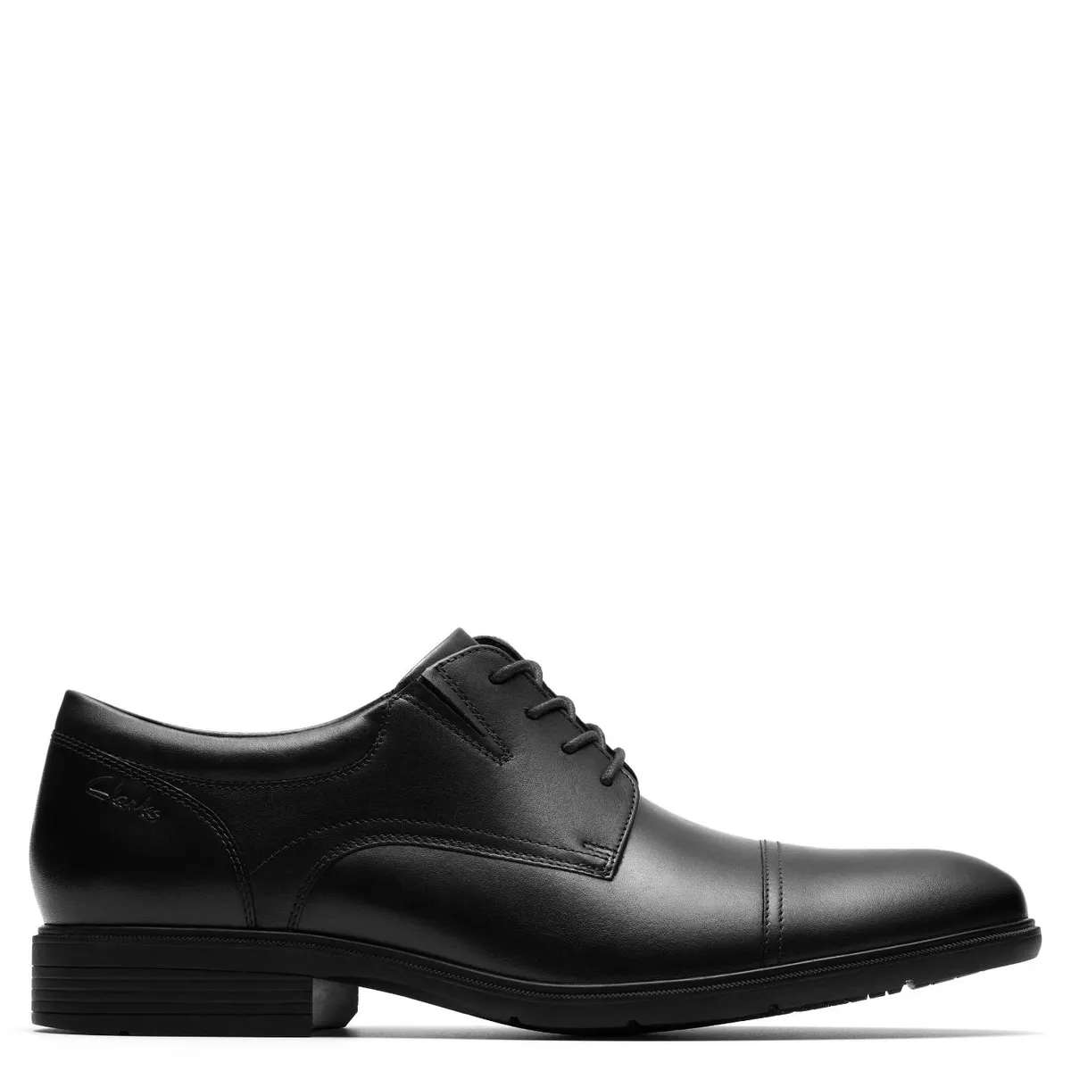 CLARKS - Zapatos Casuales Hombre Cuero Negro Clarks