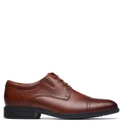 CLARKS - Zapatos Casuales Hombre Cuero Beige Khaki