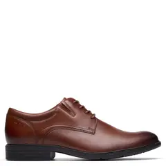 CLARKS - Zapatos Casuales Hombre Cuero Beige Khaki