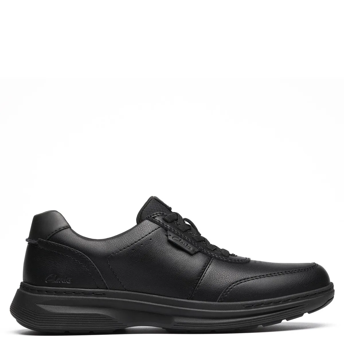 CLARKS - Zapatos Casuales Hombre Cuero Negro Clarks