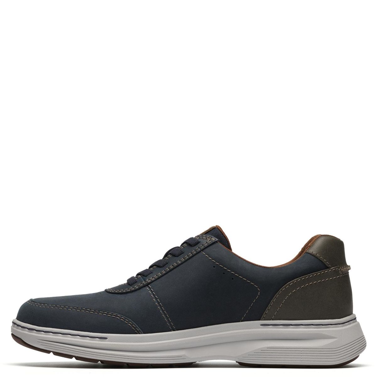 CLARKS - Zapatos Casuales Hombre Cuero Azul Clarks