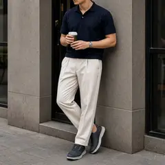 CLARKS - Zapatos Casuales Hombre Cuero Azul