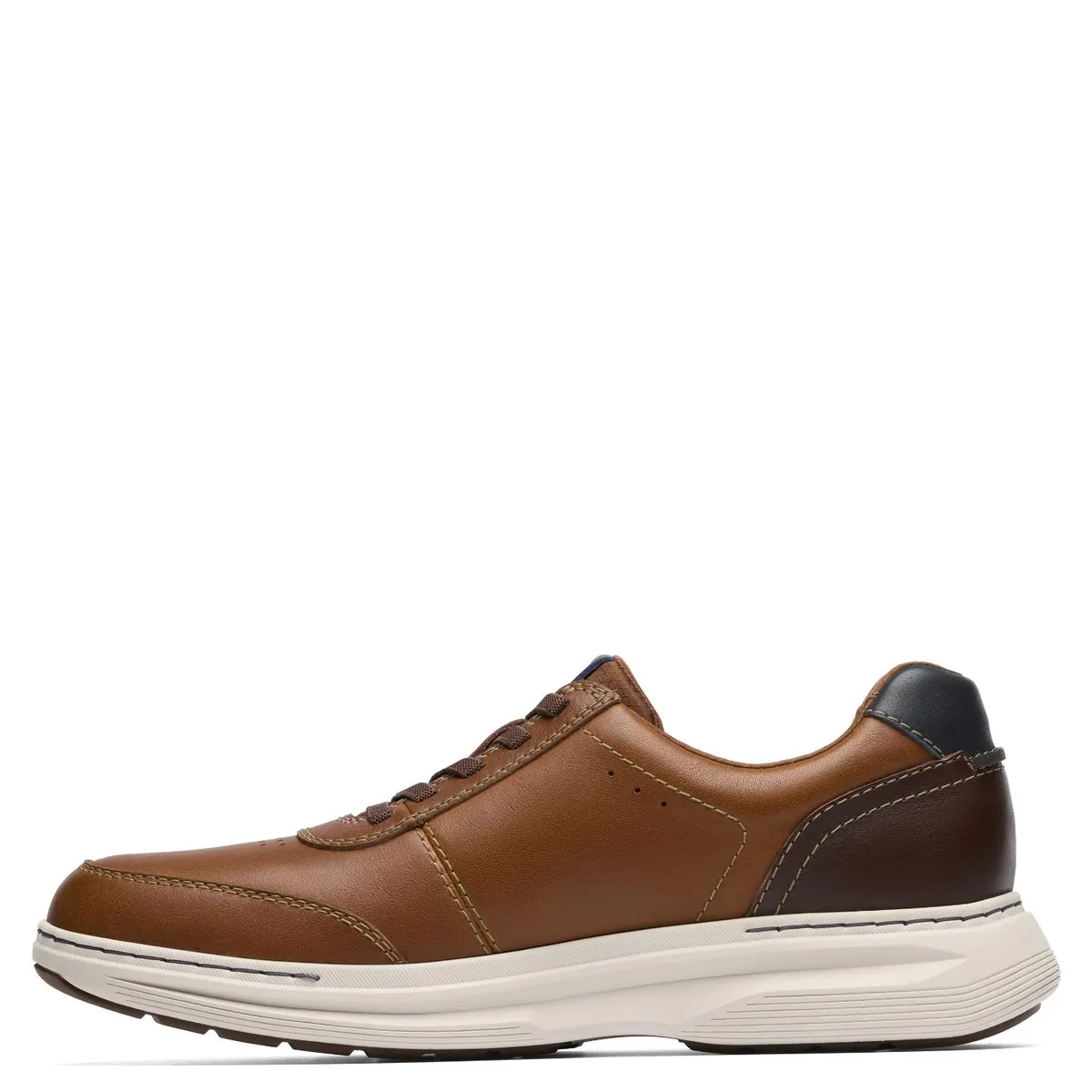 CLARKS - Zapatos Casuales Hombre Cuero Beige Khaki Clarks