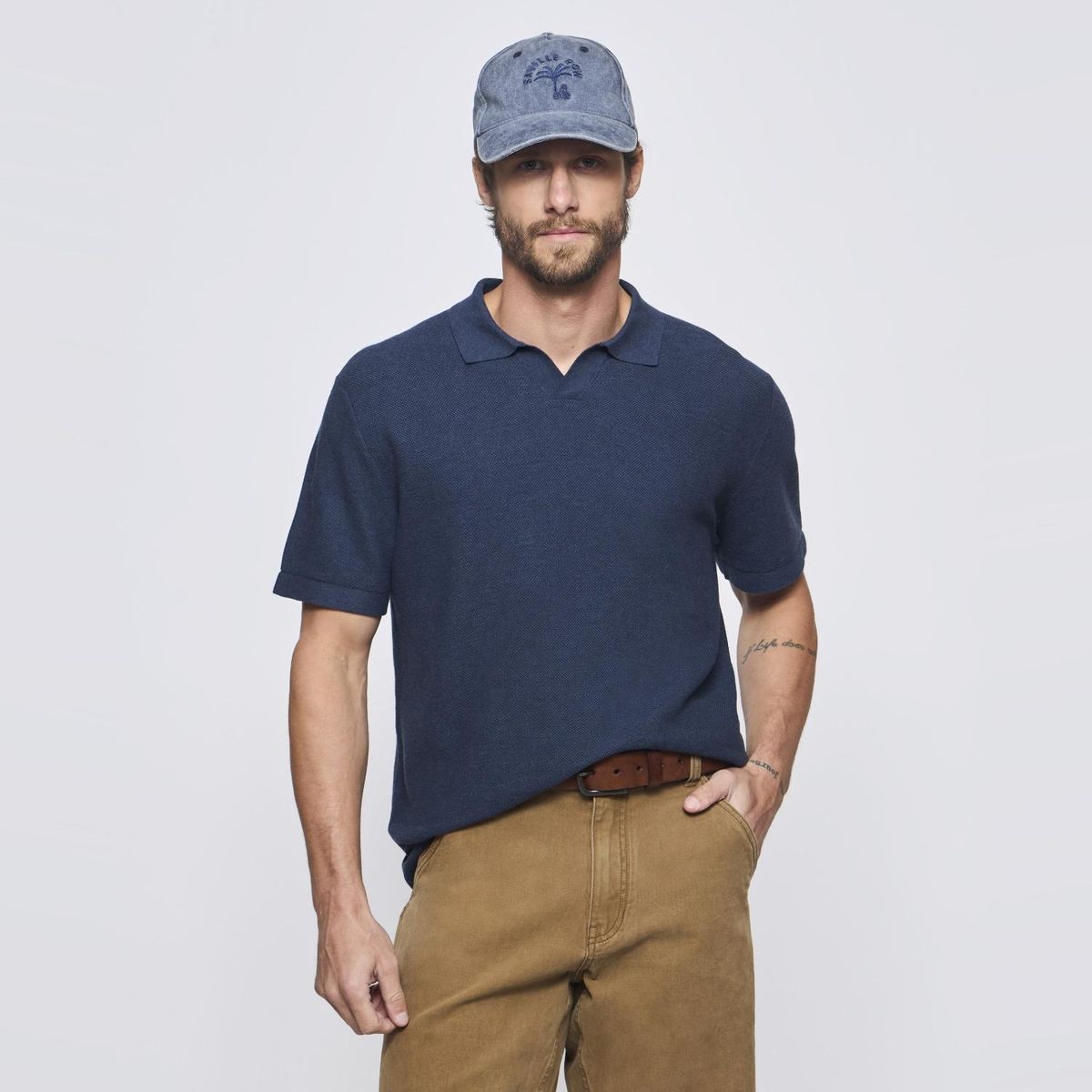 SAVILLE ROW - Polera Manga Corta Hombre Saville Row