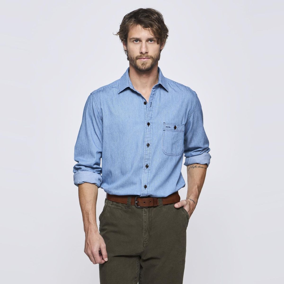 SAVILLE ROW - Camisa Manga Larga Hombre Saville Row