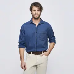 SAVILLE ROW - Camisa Manga Larga Hombre