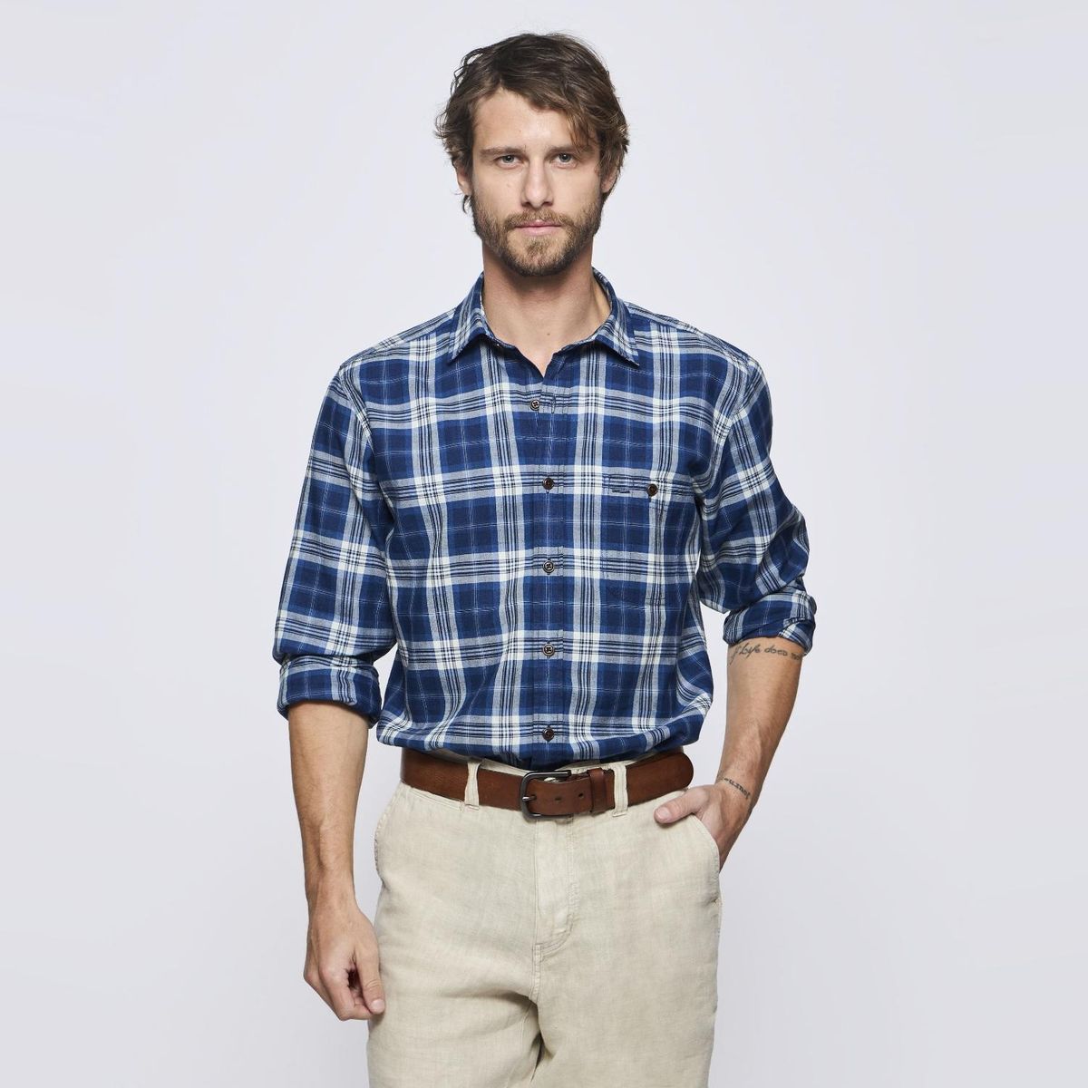 SAVILLE ROW - Camisa Manga Larga Hombre Saville Row
