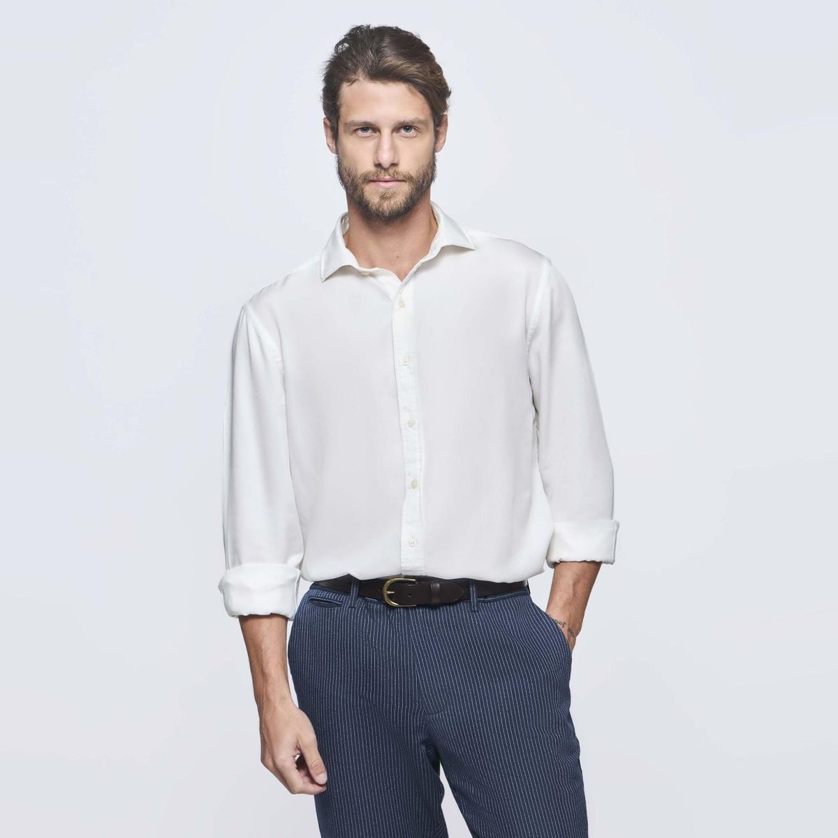 SAVILLE ROW - Camisa Manga Larga Hombre Saville Row