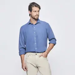 SAVILLE ROW - Camisa Manga Larga Hombre