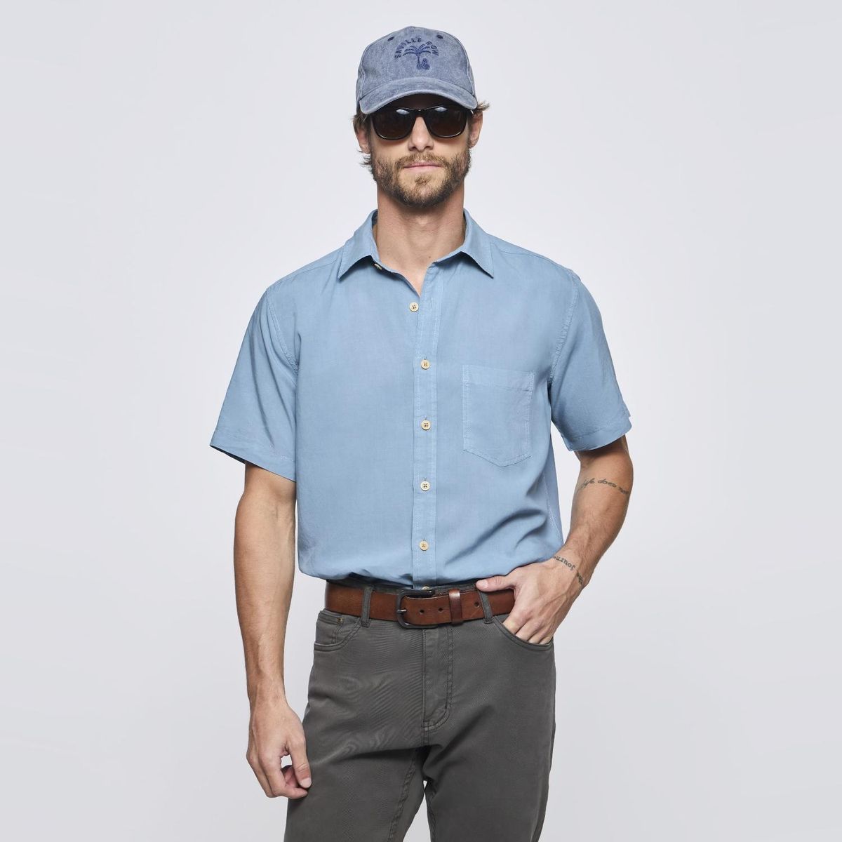 SAVILLE ROW - Camisa Manga Corta Hombre Saville Row