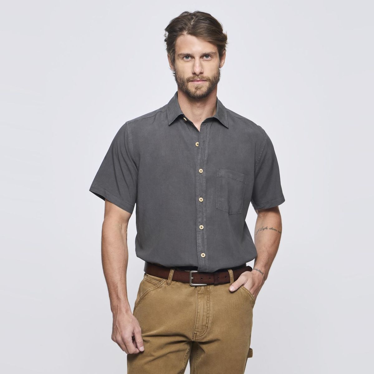 SAVILLE ROW - Camisa Manga Corta Hombre Saville Row
