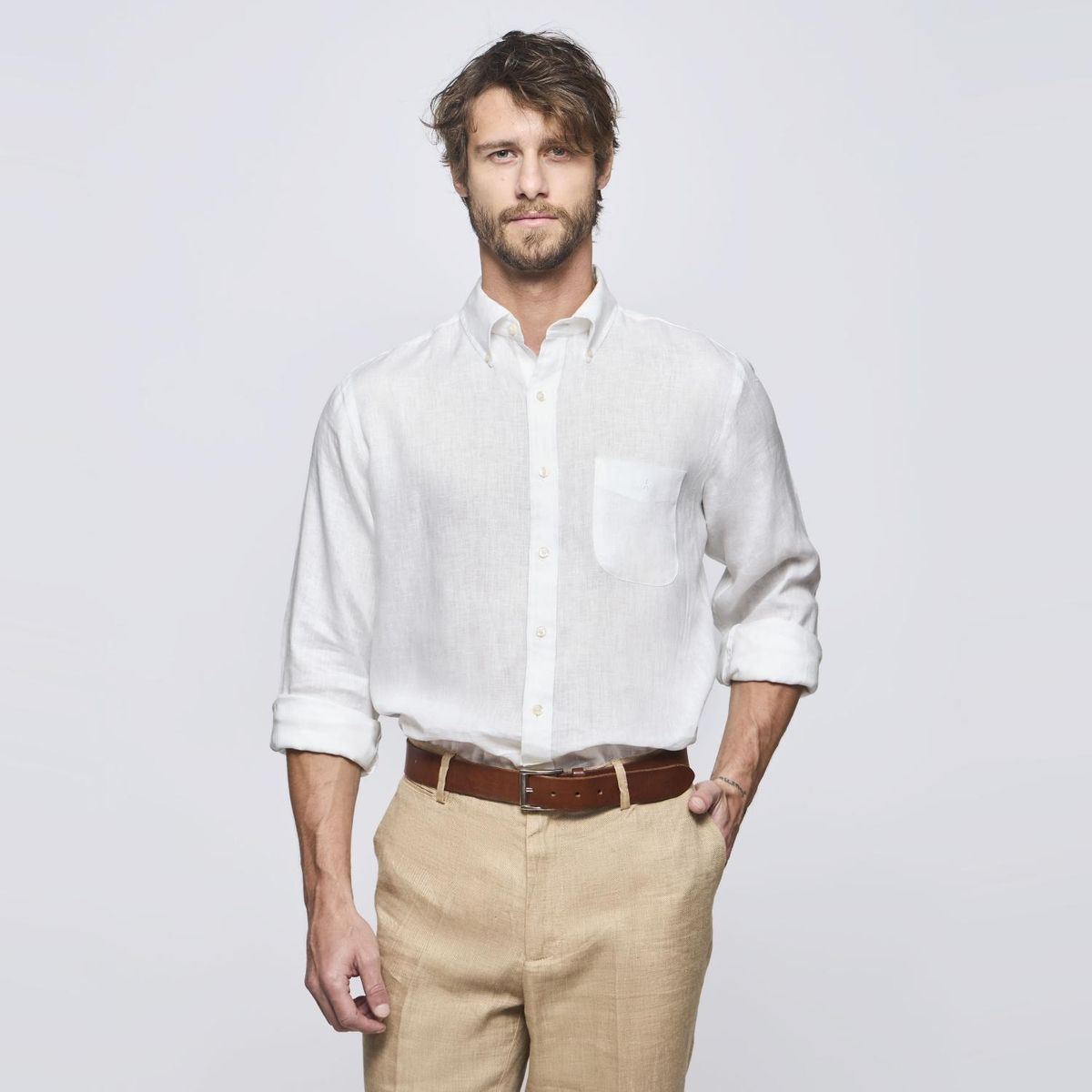 SAVILLE ROW - Camisa Manga Larga Hombre Saville Row