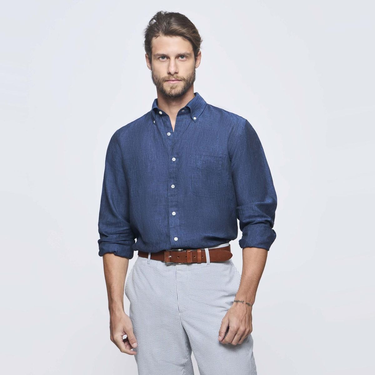 SAVILLE ROW - Camisa Manga Larga Hombre Saville Row