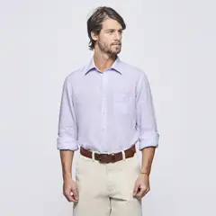 SAVILLE ROW - Camisa Manga Larga Hombre