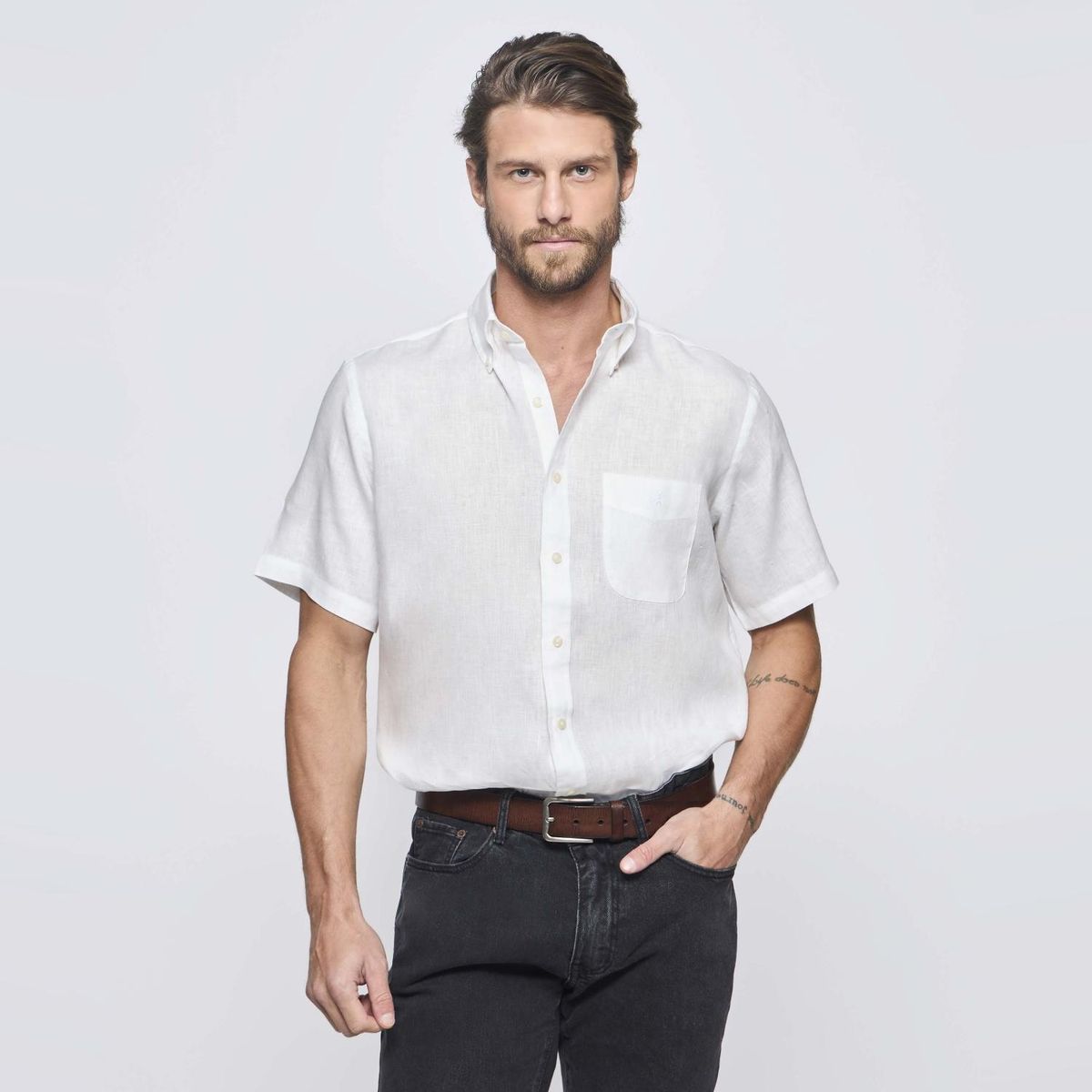 SAVILLE ROW - Camisa Manga Corta Hombre Saville Row