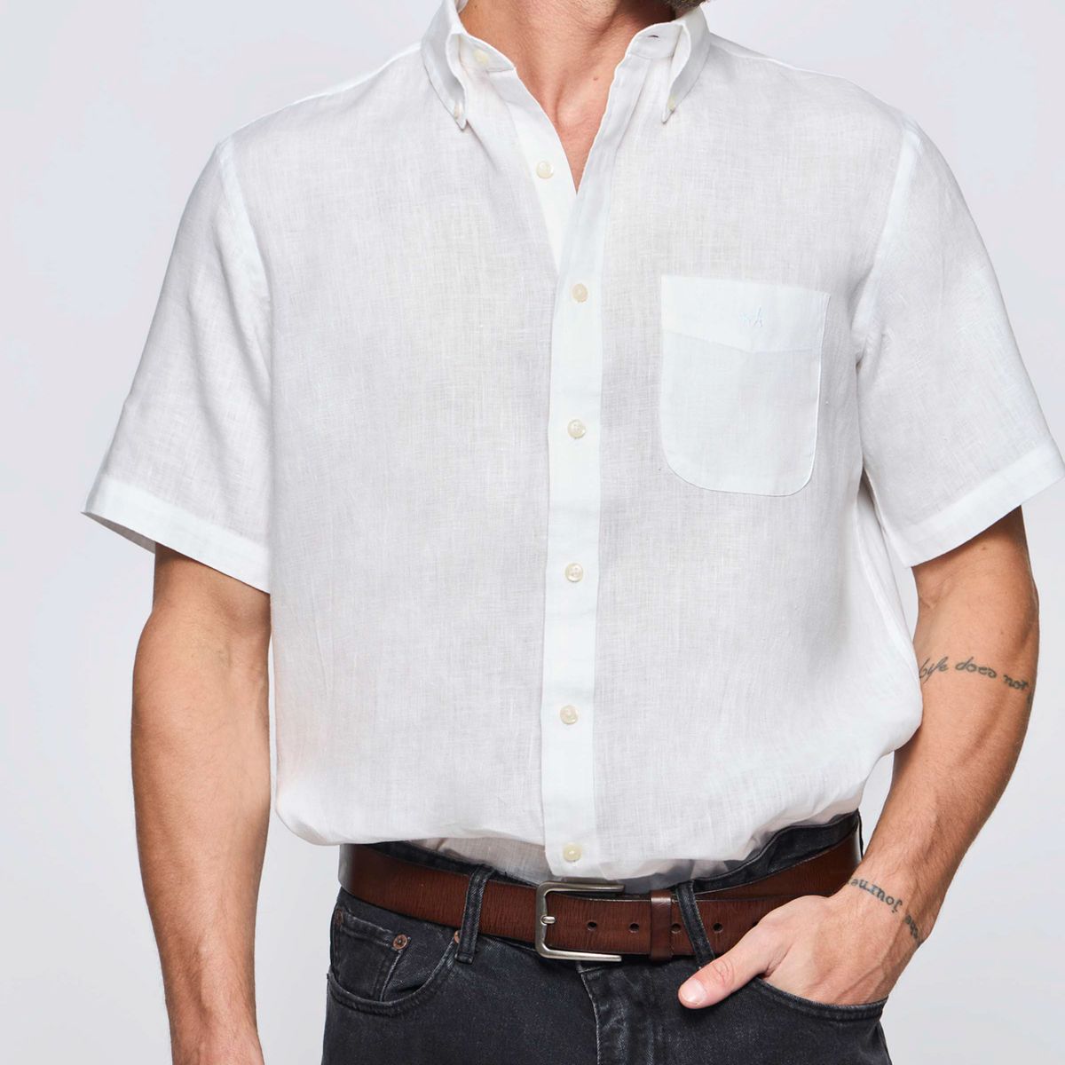 SAVILLE ROW - Camisa Manga Corta Hombre Saville Row
