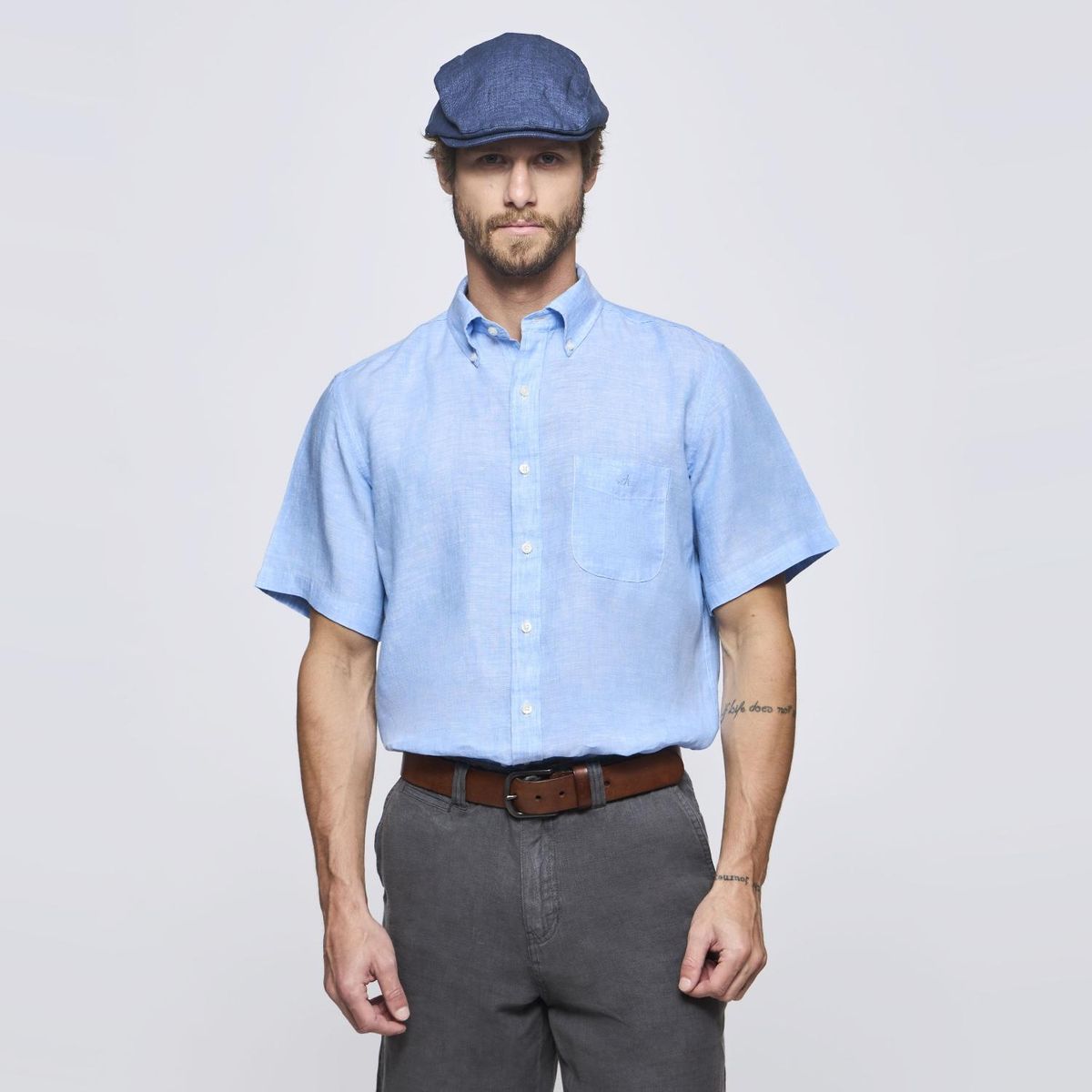 SAVILLE ROW - Camisa Manga Corta Hombre Saville Row