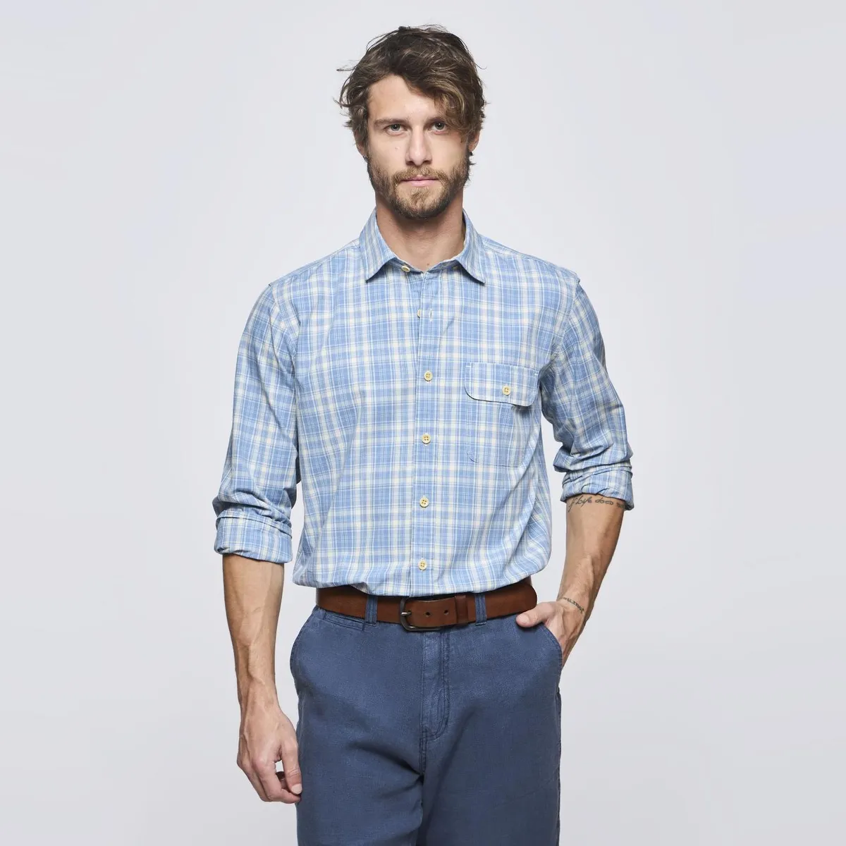 SAVILLE ROW - Camisa Manga Larga Hombre Saville Row
