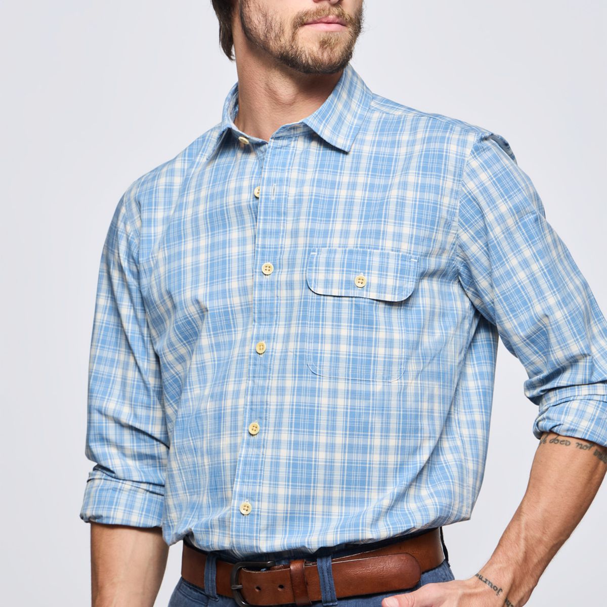 SAVILLE ROW - Camisa Manga Larga Hombre Saville Row