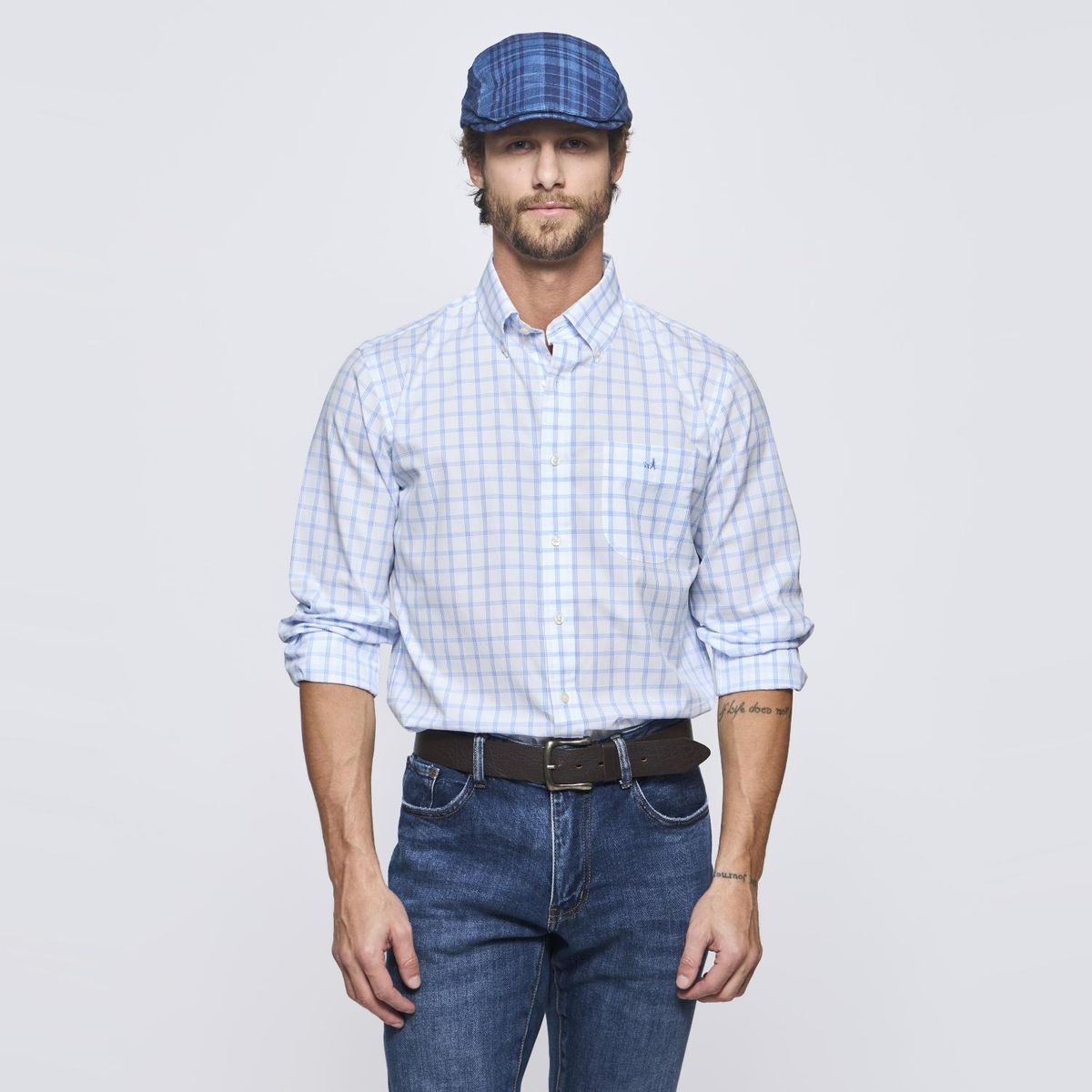 SAVILLE ROW - Camisa Manga Larga Hombre Saville Row