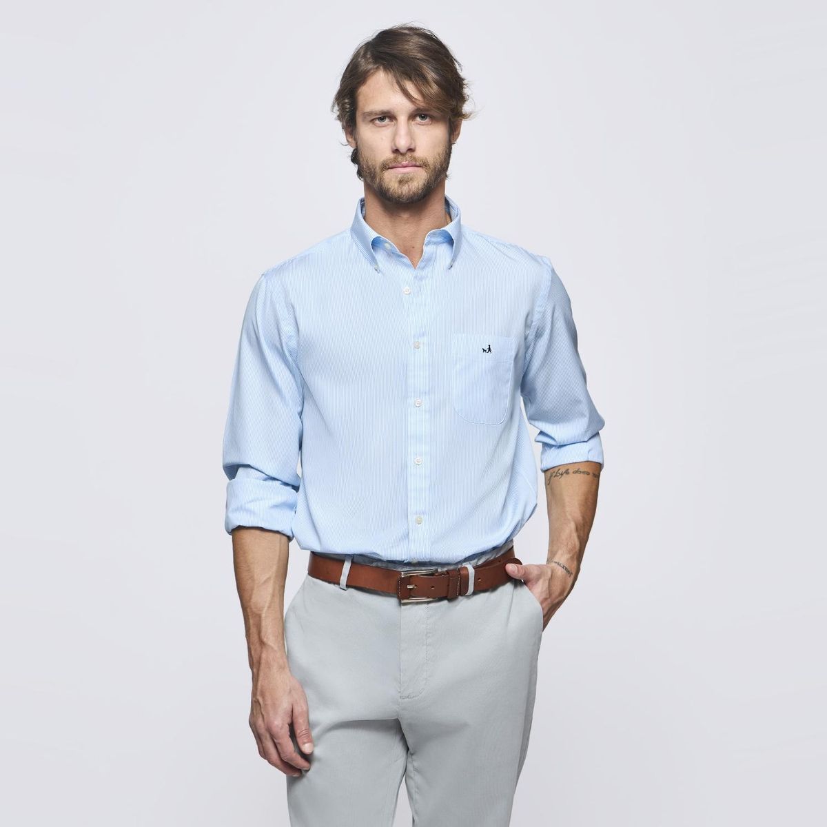 SAVILLE ROW - Camisa Manga Larga Hombre Saville Row