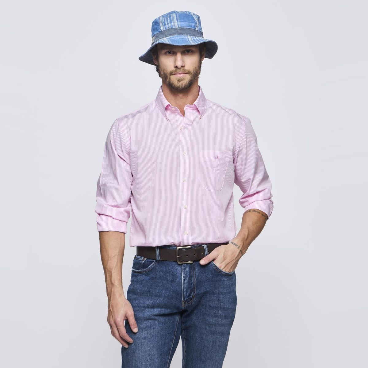 SAVILLE ROW - Camisa Manga Larga Hombre Saville Row