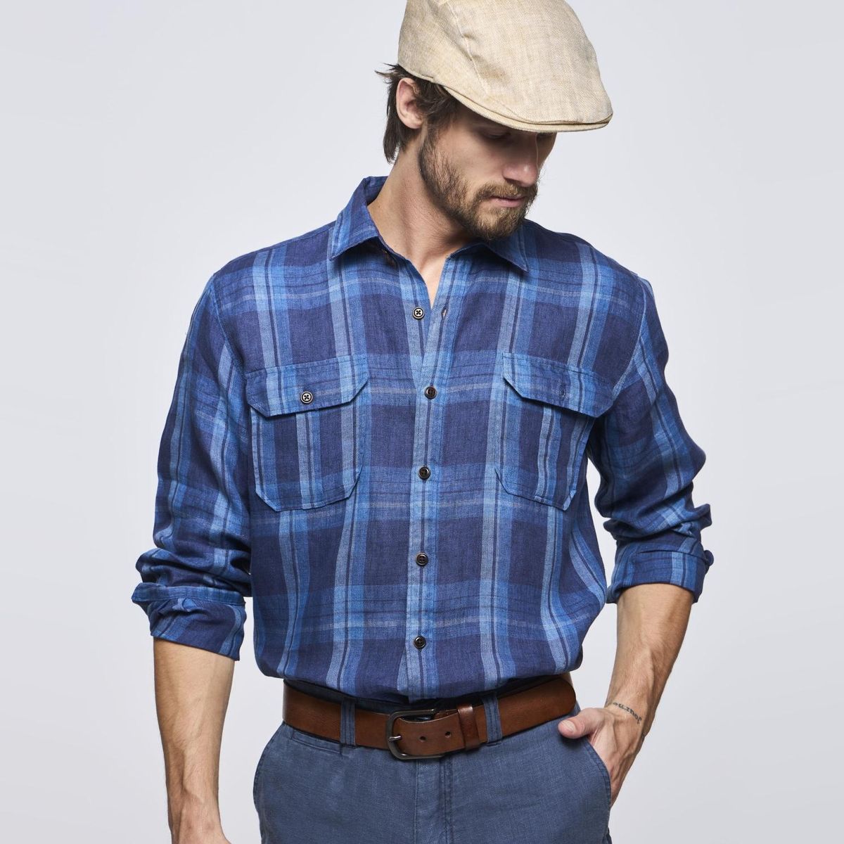 SAVILLE ROW - Camisa Manga Larga Hombre Saville Row