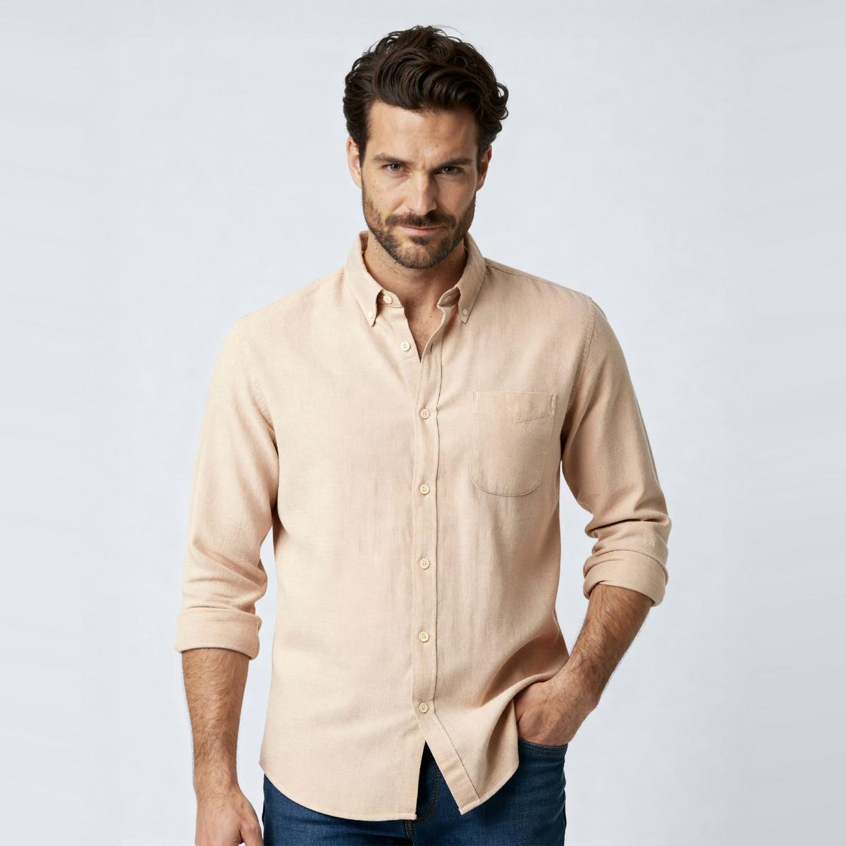 SAVILLE ROW - Camisa Manga Larga Hombre Saville Row