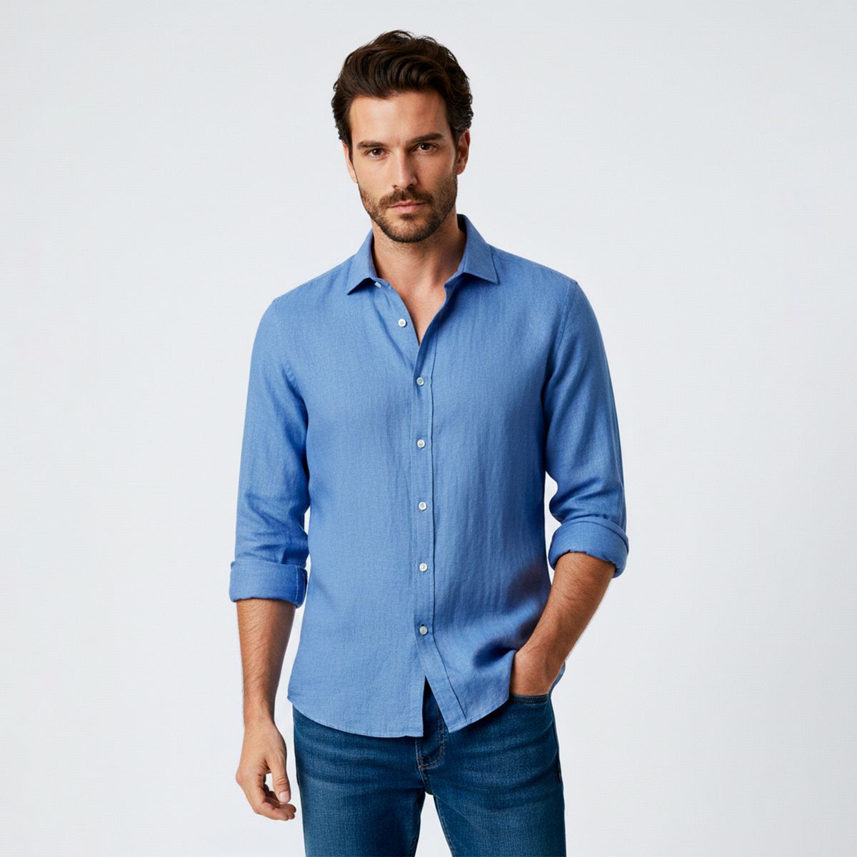 SAVILLE ROW - Camisa Manga Larga Hombre Saville Row