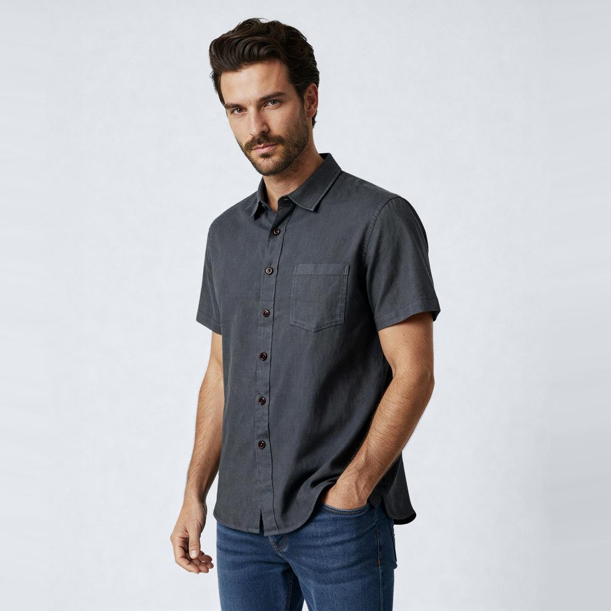 SAVILLE ROW - Camisa Manga Corta Hombre Saville Row