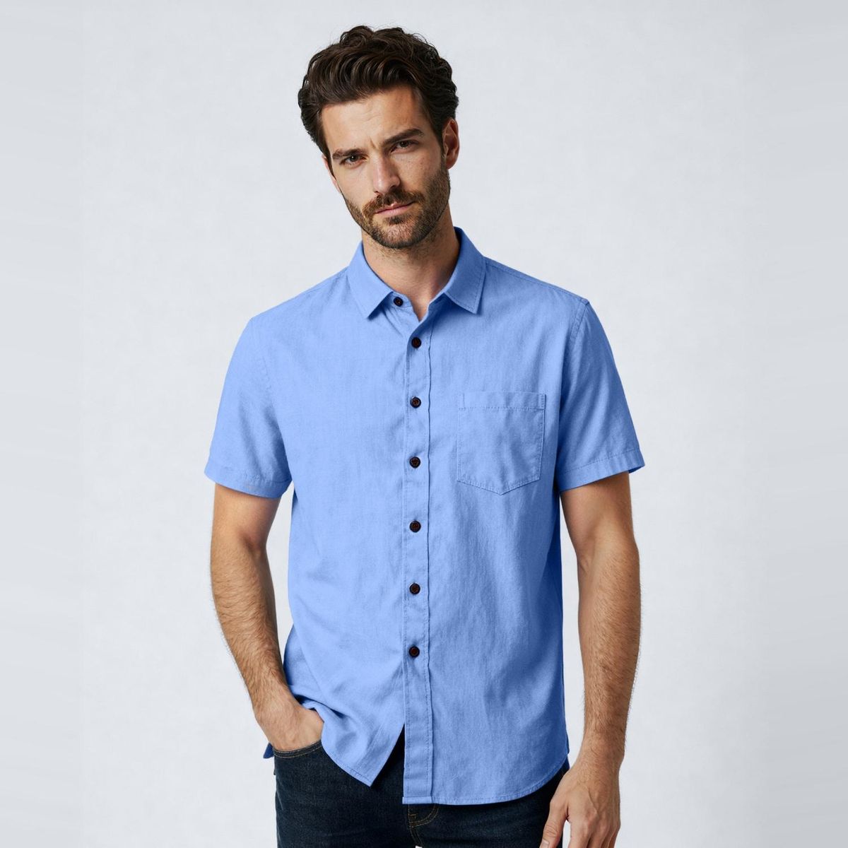 SAVILLE ROW - Camisa Manga Corta Hombre Saville Row