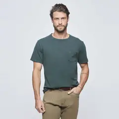 SAVILLE ROW - Polera Manga Corta con bolsillo Hombre