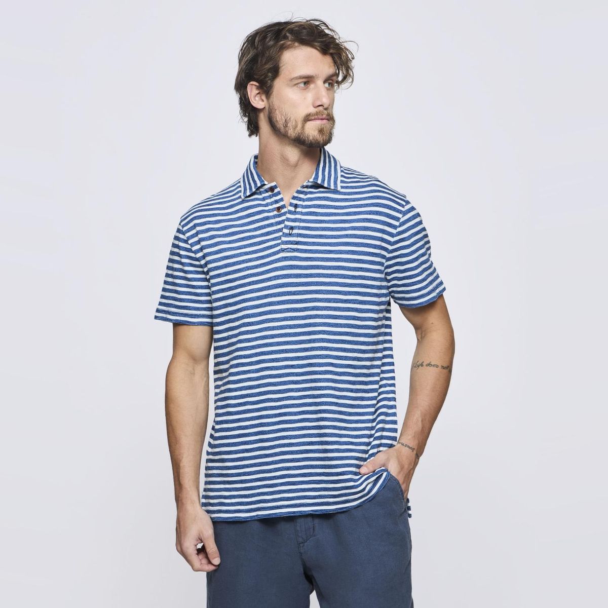SAVILLE ROW - Polera Manga Corta Hombre Saville Row