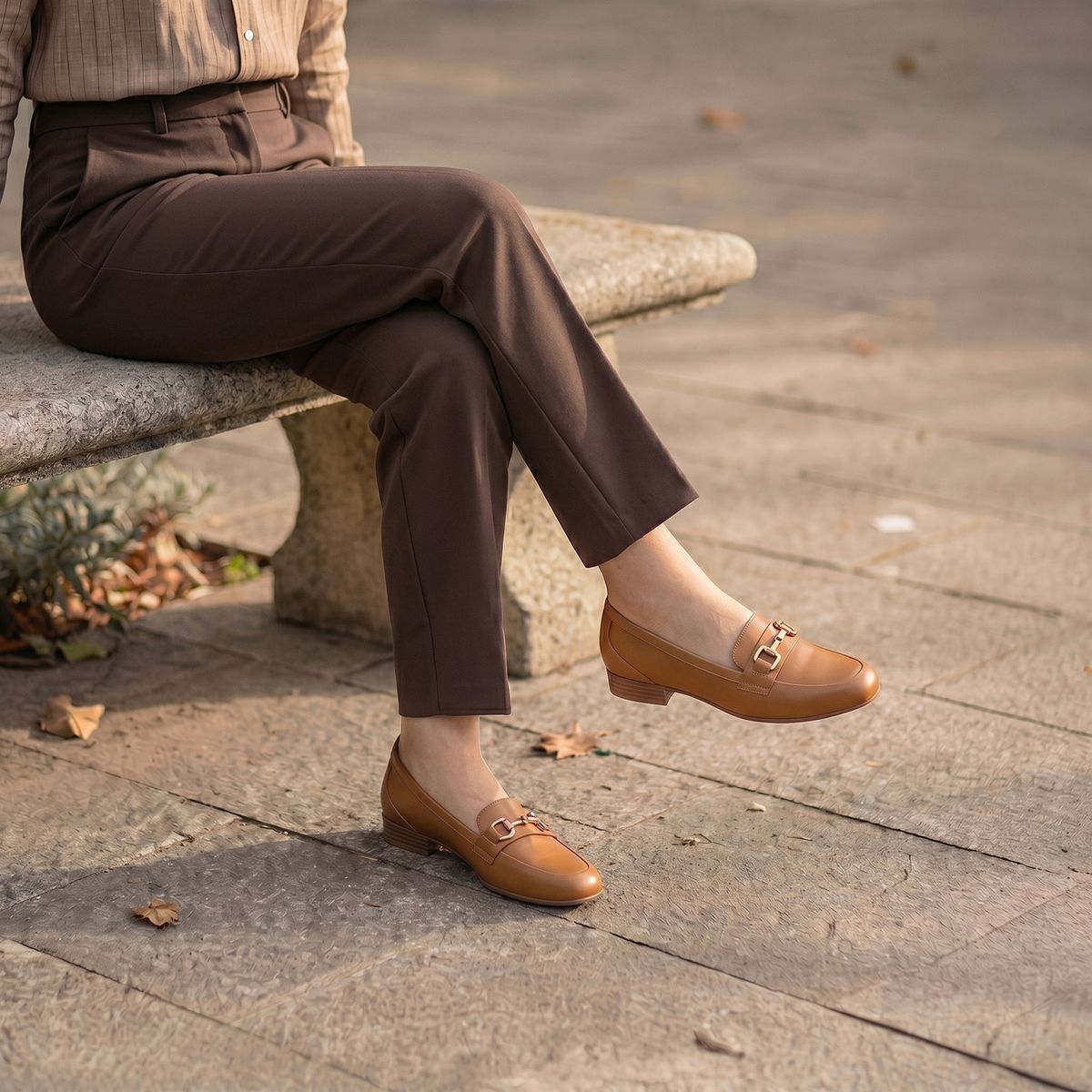 CLARKS - Zapato Casual Mujer Cuero Café Clarks