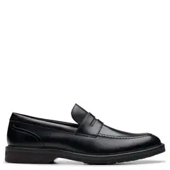 CLARKS - Zapatos Casuales Hombre Cuero Negro